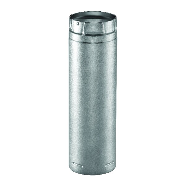 B & K DuraVent PelletVent 3 in. D X 12 in. L Steel Double Wall Stove Pipe 3PVL-A12R - main